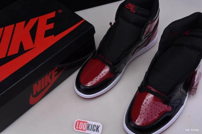 555088-063 Patent Jordan Bred OG 1 Air High 0731